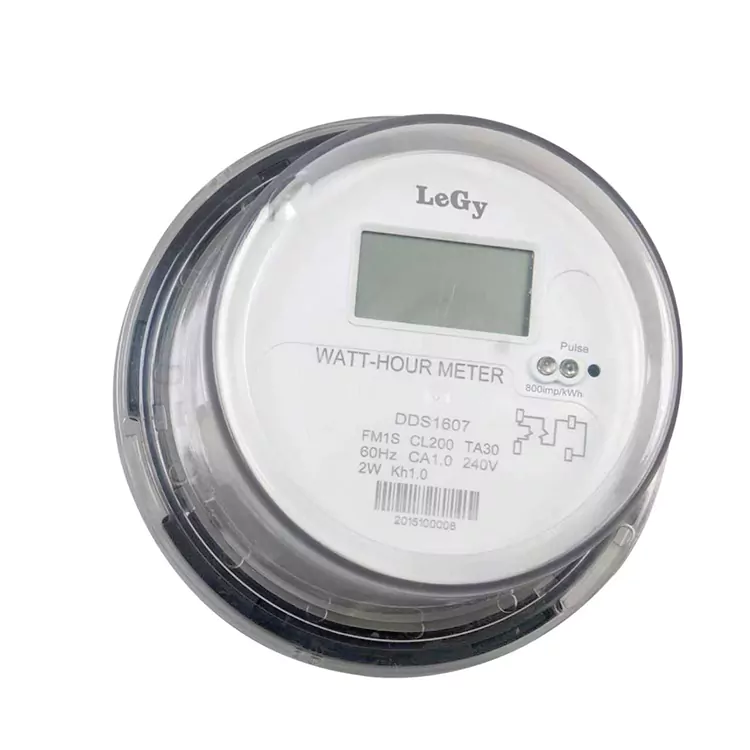 ANSI Socket အမျိုးအစား Single Phase Energy Meter