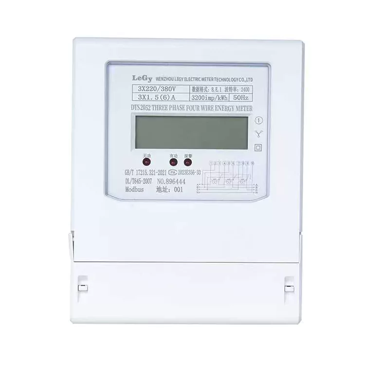 တိုက်ရိုက်ချိတ်ဆက်ထားသော Three Phase kWh စွမ်းအင်မီတာ
