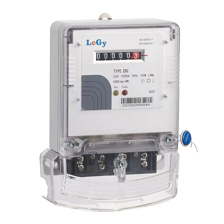 Single Phase Electronic kWh စွမ်းအင်မီတာ