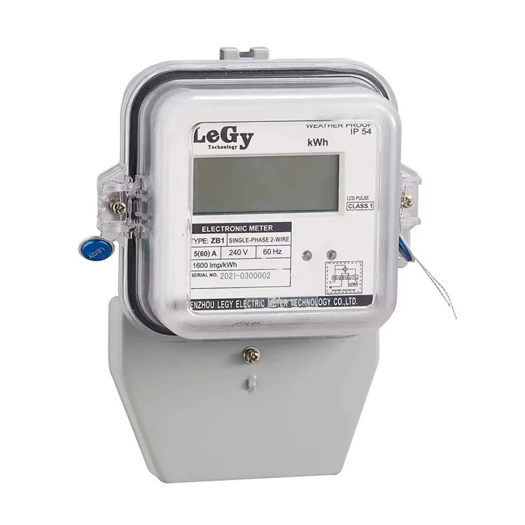 Single Phase LCD Display ဘက်စုံသုံး စမတ်စွမ်းအင်မီတာ